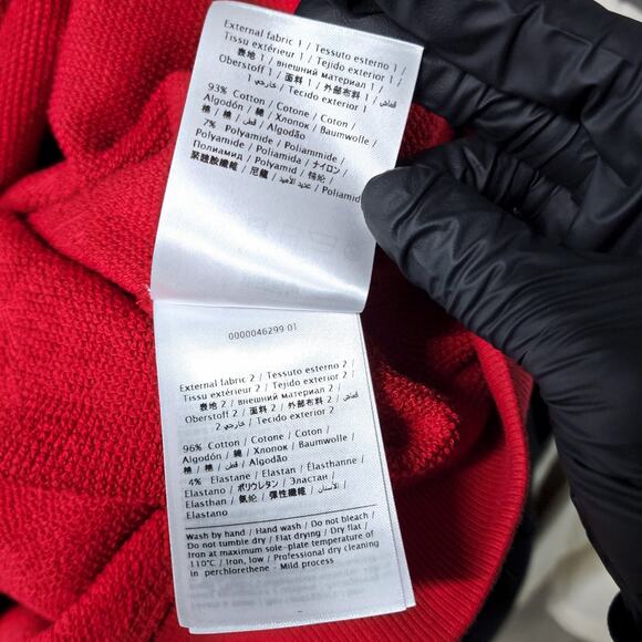 Valentino VLTN Embossed Logo Hoodie Red | Size S | MSRP $1090 - Picture 7 of 9